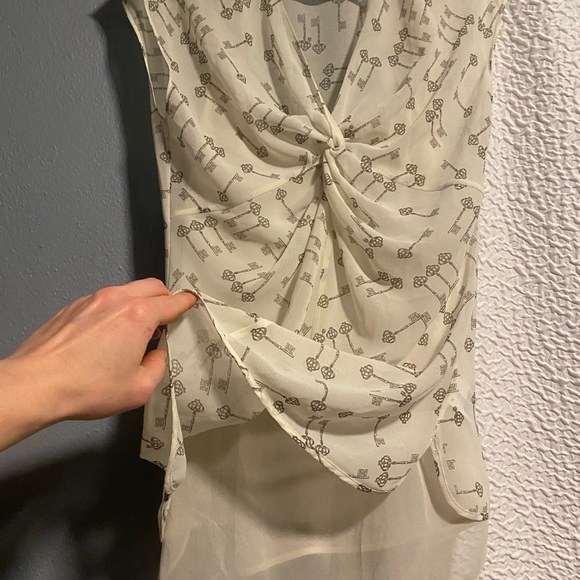 Sheer Ted Baker sleeveless top - Picture 3 of 5